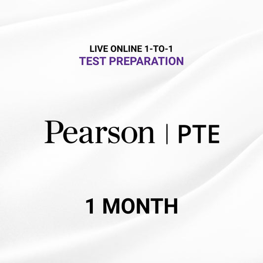 Live Online 1-to-1 PTE Preparation (1 Month)