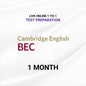 Live Online 1-to-1 Cambridge BEC Preparation – 1 Month