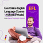 Live Online English Language Course (1 month) (one-to-one) (Beginner/Intermediate/Advanced)